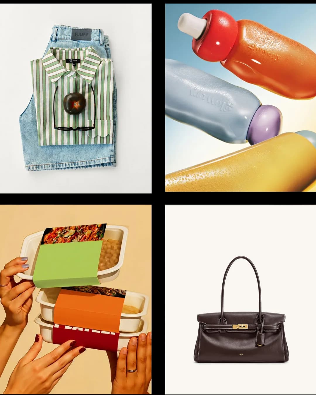 Collage representing JUICE consumer goods brands