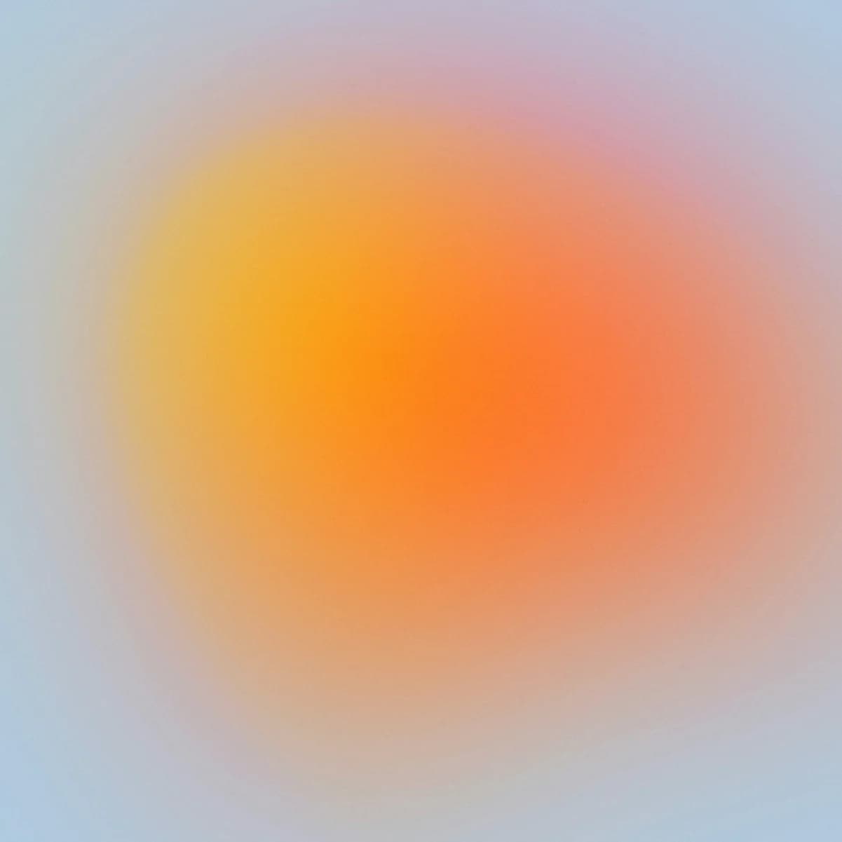 Abstract warm-toned radial gradient glow, symbolizing balance between sustainability and lifestyle